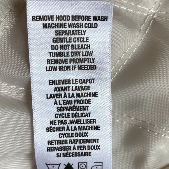 Vintage Aeropostle Plaid Faux Fur Hooded Vest Removable Hood Puffer 90s Y2K-L - Picture 16 of 16